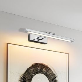 Battery Picture Light, 16 Inch Wireless Picture Light For Painting With Remote,Full Metal Rechargeable Art Light,Wall Sconce Display Lighting For (Option: White)